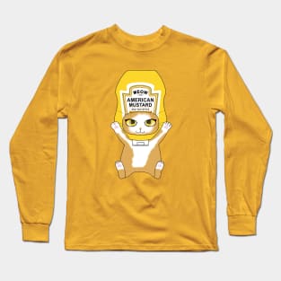 Mustard Cat Long Sleeve T-Shirt